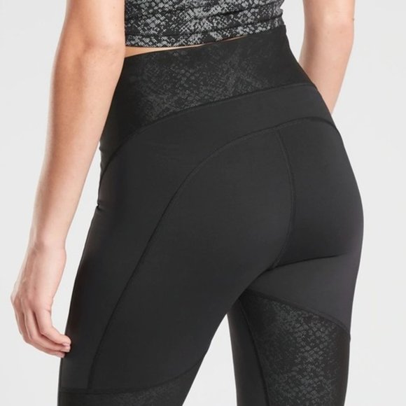 NWT! Athleta Stay Fly Reflective 7/8 Tight M - Picture 4 of 8